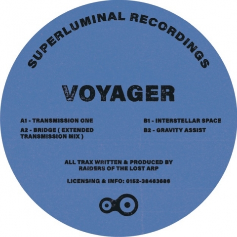 ( SUPLU 004 ) Raiders Of The Lost Arp - Voyager EP (12") Superluminal Recordings/Berlin